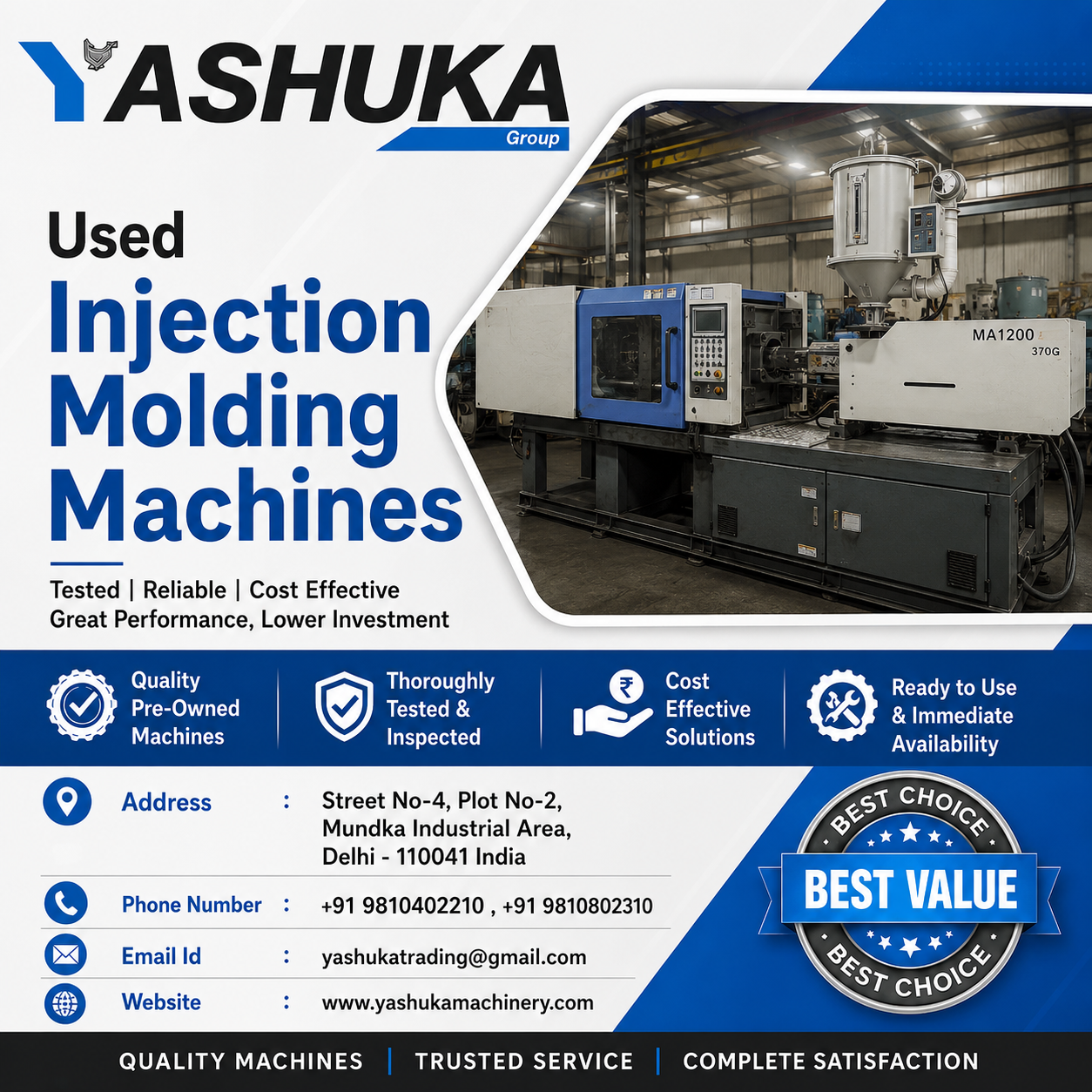 Used Plastic Injection Moulding Machine